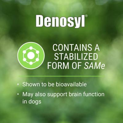 Show full view: Nutramax Laboratories Denosyl Liver & Brain Health Supplement Stabilized Tablets for Medium Dogs, 30 count slide 4 of 13