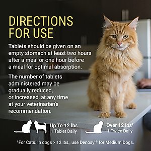 Nutramax Laboratories Denosyl Liver Health Supplement Stabilized Tablets for Small Dogs & Cats, 30 count