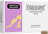 Nutramax Laboratories Denosyl Liver Health Supplement Stabilized Tablets for Small Dogs & Cats, 30 count