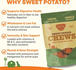 Gaines Family Farmstead Sweet Potato Chews Dehydrated Dog Treats, 14-oz bag slide 2 of 6