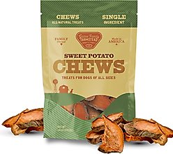 Gaines Family Farmstead Sweet Potato Chews Dehydrated Dog Treats, 14-oz bag