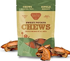 Gaines Family Farmstead Sweet Potato Chews Dehydrated Dog Treats, 8-oz bag