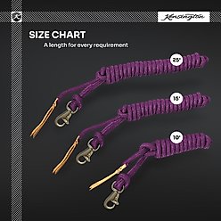 Kensington Protective Products Clinician Horse Training Lead Rope, 10-ft, Black/Black slide 2 of 5