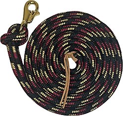 Kensington Protective Products Multi-Colored Clinician Horse Training Lead Rope, 15-ft, Deluxe Black slide 1 of 6