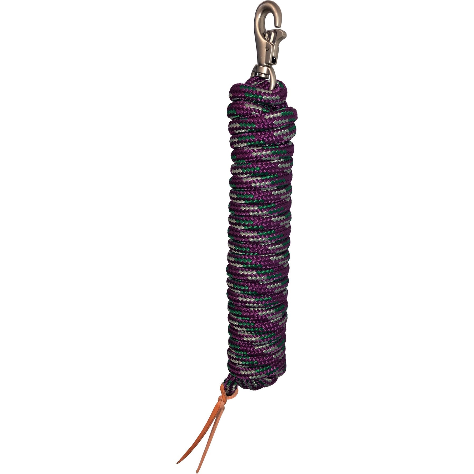 Kensington Protective Products Multi-Colored Clinician Horse Training Lead Rope, 25-ft, Lavender Mint