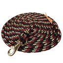 Kensington Protective Products Multi-Colored Clinician Horse Training Lead Rope, 25-ft, Deluxe Black