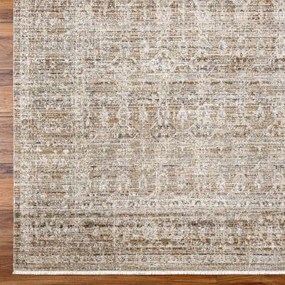 Show full view: Livabliss Margaret Machine Washable Dog Area Rug, Taupe/Charcoal/Dark Brown/Gray, 7.83 x 10-ft slide 8 of 8
