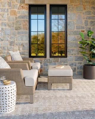 Show full view: Livabliss Margaret Machine Washable Dog Area Rug, Taupe/Charcoal/Dark Brown/Gray, 7.83 x 10-ft slide 2 of 8