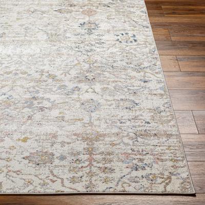 Show full view: Livabliss Lavadora Machine Washable Dog Area Rug, Ivory/Brown/Slate/Light Blue/Plum/Tan, 5.25 x 7-ft slide 5 of 9
