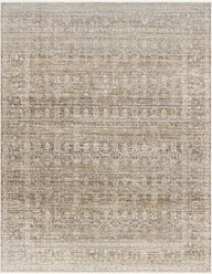 Livabliss Margaret Machine Washable Dog Area Rug, Taupe/Charcoal/Dark Brown/Gray, 7.83 x 10-ft