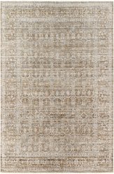 Livabliss Margaret Machine Washable Dog Area Rug, Taupe/Charcoal/Dark Brown/Gray, 5.25 x 7.83-ft