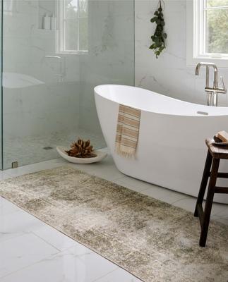 Show full view: Livabliss Lillian Machine Washable Dog Area Rug, Gray/Olive/Brown/Oatmeal/Black, 9.16 x 12.33-ft slide 2 of 8