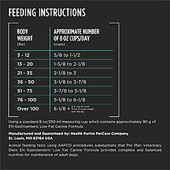 Purina Pro Plan Veterinary Diets EN Gastroenteric Low Fat Dry Dog Food, 16.5-lb bag slide 2 of 9