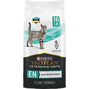 Purina Pro Plan Veterinary Diets EN Gastroenteric Feline Formula Dry Cat Food, 16-lb bag