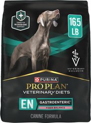 Purina Pro Plan Veterinary Diets EN Gastroenteric Fiber Balance Dry Dog Food, 16.5-lb bag