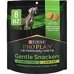 Purina Pro Plan Veterinary Diets Gentle Snackers Dog Treats, 8-oz pouch