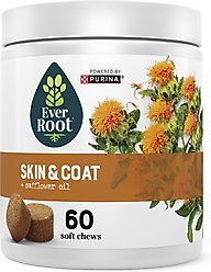 EverRoot By Purina Skin & Coat Soft Chews Supplement for Dogs, 10.6-oz canister