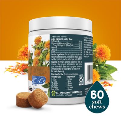 Show full view: EverRoot By Purina Skin & Coat Soft Chews Supplement for Dogs, 10.6-oz canister slide 3 of 12