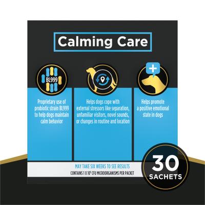Show full view: Purina Pro Plan Veterinary Diets Calming Care Liver Flavored Powder Calming Supplement for Dogs, 30 count slide 3 of 11