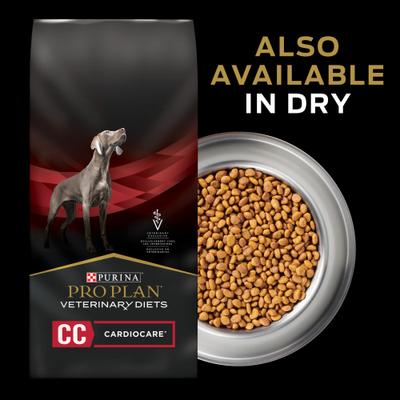 Show full view: Purina Pro Plan Veterinary Diets CC Cardiocare Canine Formula Chicken Flavor Canned Dog Food, 13-oz, case of 12 slide 9 of 11