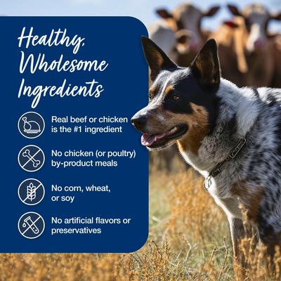 Show full view: Blue Buffalo's Stew Chicken & Beef Variety Pack Wet Dog Food,12.5-oz can, case of 6 slide 7 of 9