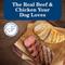 Show in main carousel: Blue Buffalo's Stew Chicken & Beef Variety Pack + Homestyle Recipe Chicken & Beef Wet Dog Food slide 4 of 10