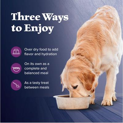 Show full view: Blue Buffalo Wilderness Beef & Salmon Variety Pack Wet Dog Food, 12.5-oz can, case of 6 slide 8 of 10