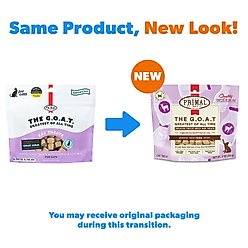 Primal The G.O.A.T. Chicken & Goat Milk Flavored Crunchy Cat Treats, 2-oz bag slide 2 of 8