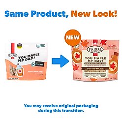 Primal You Maple My Day Pork & Maple with Goat Milk Flavored Crunchy Dog Treats, 2-oz bag slide 2 of 8