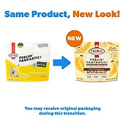 Primal Peelin' Fantastic Chicken & Banana with Goat Milk Flavored Crunchy Dog Treats, 2-oz bag slide 2 of 8