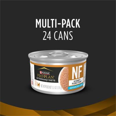 Show full view: Purina Pro Plan Veterinary Diets NF Kidney Function Advanced Care Wet Cat Food, 5.5-oz, case of 24 slide 3 of 12