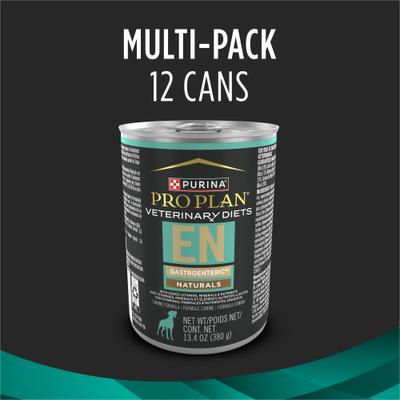 Show full view: Purina Pro Plan Veterinary Diets EN Gastroenteric Naturals Wet Dog Food, 13.4-oz, case of 12 slide 3 of 12