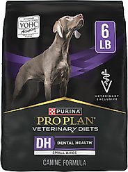 Purina Pro Plan Veterinary Diets DH Dental Health Small Bites Dry Dog Food, 6-lb bag