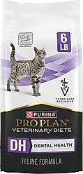 Purina Pro Plan Veterinary Diets DH Dental Health Dry Cat Food, 6-lb bag