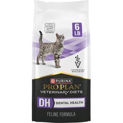 Purina Pro Plan Veterinary Diets DH Dental Health Dry Cat Food, 6-lb bag