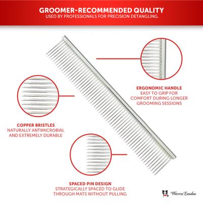 Show full view: Warren London Dematter Pro Max Cat Comb slide 2 of 9