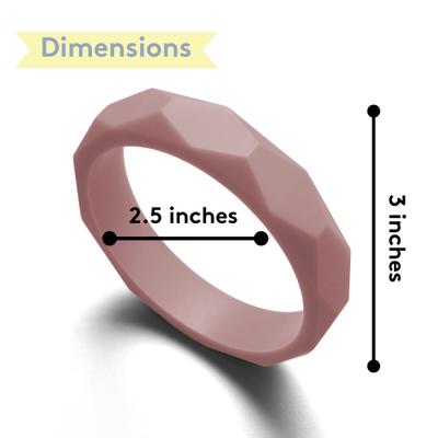 Show full view: Sweet Paws Silicone Teether Dog Chew Toy, Mocha slide 7 of 10