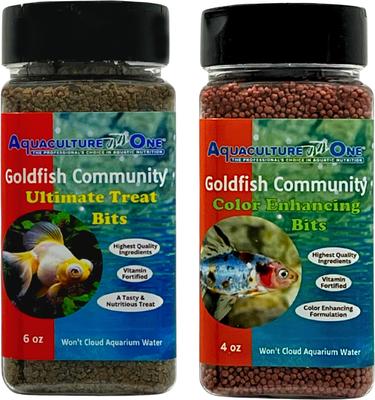 Show full view: Aquaculture-One Goldfish Community Performance Bits Fish Food, 3.5-oz bottle slide 5 of 5