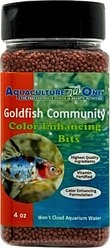 Aquaculture-One Goldfish Community Color Enhancing Bits Fish Food, 4-oz bottle