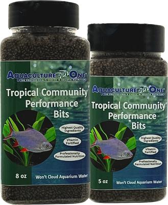 Show full view: Aquaculture-One Tropical Community Color Enhancing Bits Fish Food, 4-oz bottle slide 5 of 5