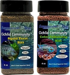 Aquaculture-One Cichlid Community Performance Bits Fish Food, 8-oz bottle slide 2 of 6