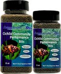 Aquaculture-One Cichlid Community Performance Bits Fish Food, 8-oz bottle