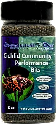 Show full view: Aquaculture-One Cichlid Community Performance Bits Fish Food, 5-oz bottle slide 2 of 6