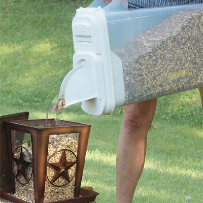 Show full view: Buddeez Bird Seed Dispenser with Double Pour Spout, 16-qt slide 4 of 5