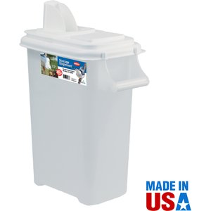 Buddeez Bird Seed Dispenser with Double Pour Spout, 16-qt
