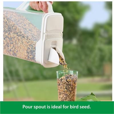 Show full view: Buddeez Bird Seed Dispenser with Double Pour Spout, 8-qt slide 3 of 4