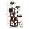 Show in main carousel: Wooflex Indoor Multi-Level Climbing Tower 75-in Flannel Kitten & Cat Tree & Condo, 19.3 x 19.3 x 74.5-in, Brown slide 2 of 8
