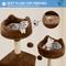 Show in main carousel: Wooflex Indoor Multi-Level Climbing Tower 75-in Flannel Kitten & Cat Tree & Condo, 19.3 x 19.3 x 74.5-in, Brown slide 4 of 8