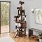 Show in main carousel: Wooflex Indoor Multi-Level Climbing Tower 75-in Flannel Kitten & Cat Tree & Condo, 19.3 x 19.3 x 74.5-in, Brown slide 1 of 8