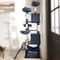 Show in main carousel: Wooflex Indoor Multi-Level Climbing Tower 75-in Flannel Kitten & Cat Tree & Condo, 19.3 x 19.3 x 74.5-in, Dark Grey slide 2 of 9